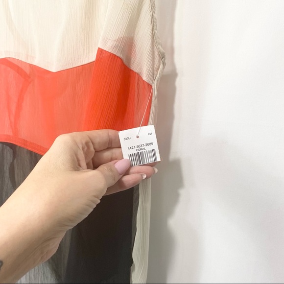 NWT-EVO-Sheer Black Colorblock Tank XS - Picture 4 of 7